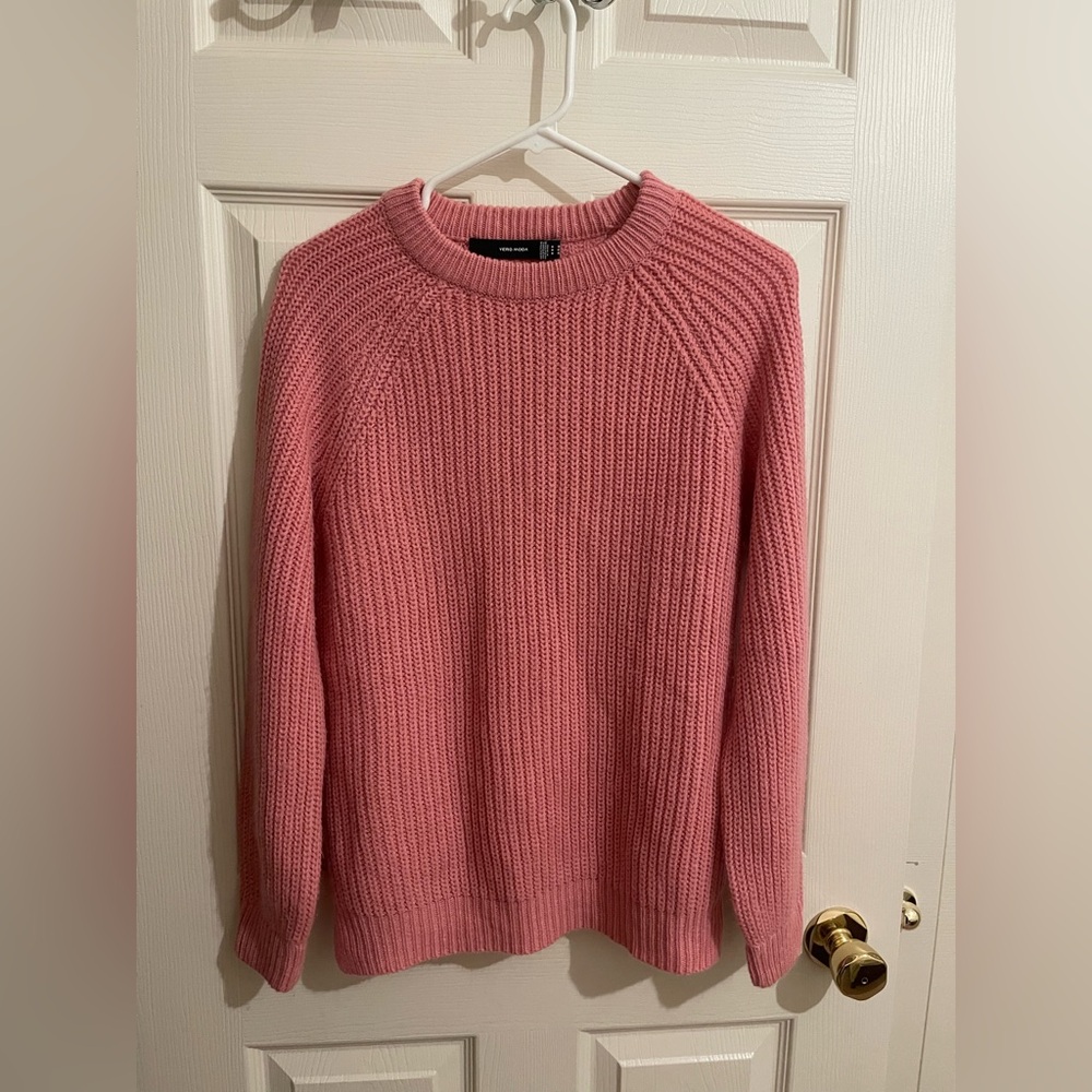 3/$20 final sale Vero moda Pink Ribbed Sweater
